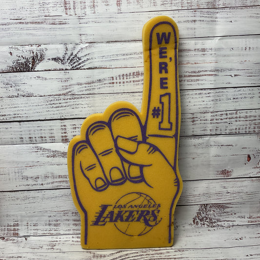 LA Lakers Reloaded 2003-04 Payton, Malone, O'Neal, Kobe Bryant Foam Fingers Pair