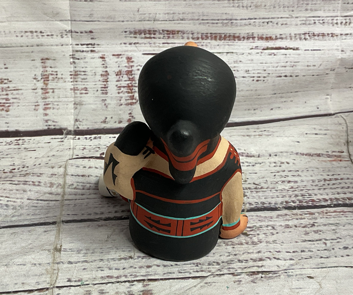 Jemez Pueblo Diane Lucero Native American Storyteller Figurine Multicolor