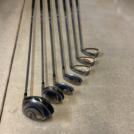 PING G5 TFC 100 Set of 7 Clubs - Driver, Hybrids, 7, 8, W Irons