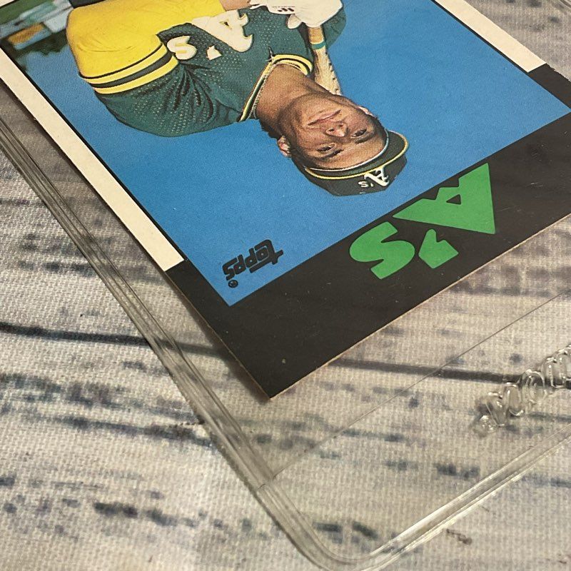 Vtg. Topps 1986 Jose Canseco #20t Ungraded Baseball Card Great Condition