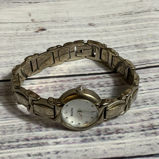 BULOVA C875370 Women's Silver Tone 6" Band Watch- NEEDS BATTERY