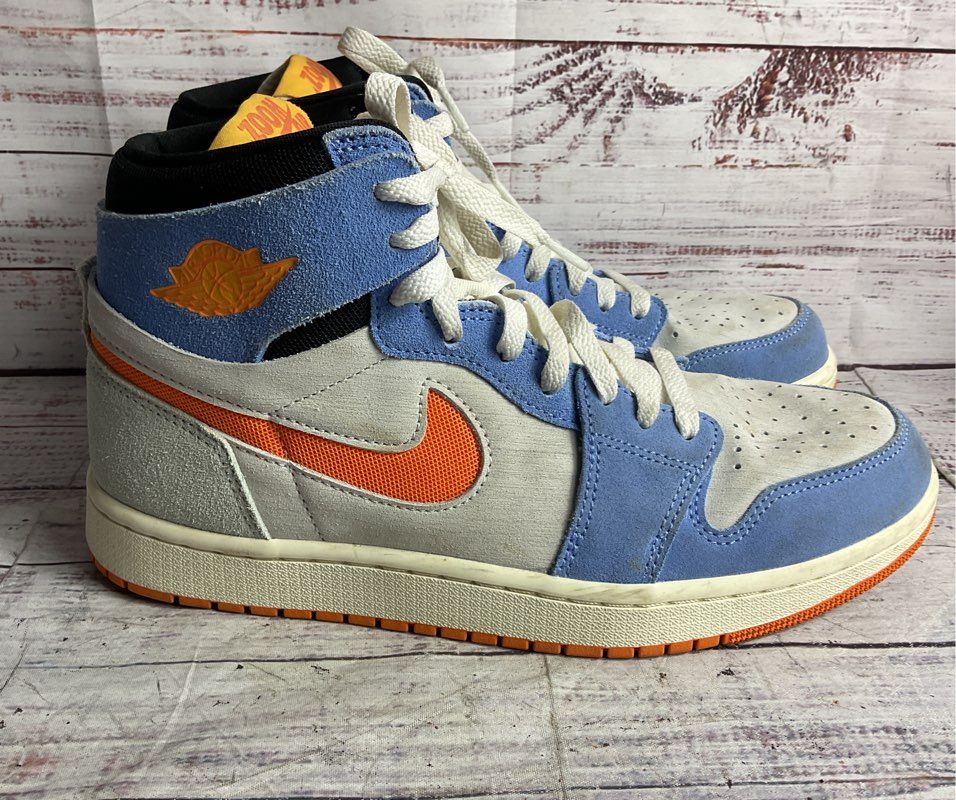 Nike Air Jordan 1 High Zoom Comfort 2 Sneakers Royal Pulse Alpha Orange 9