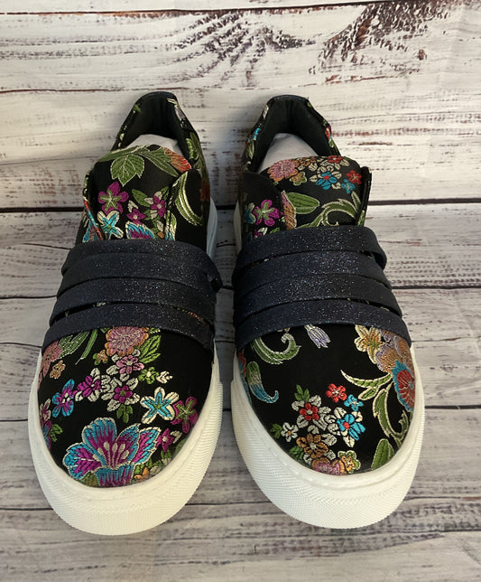 Nix + Ness Floral Pattern Slip On Shoes Multicolor 8