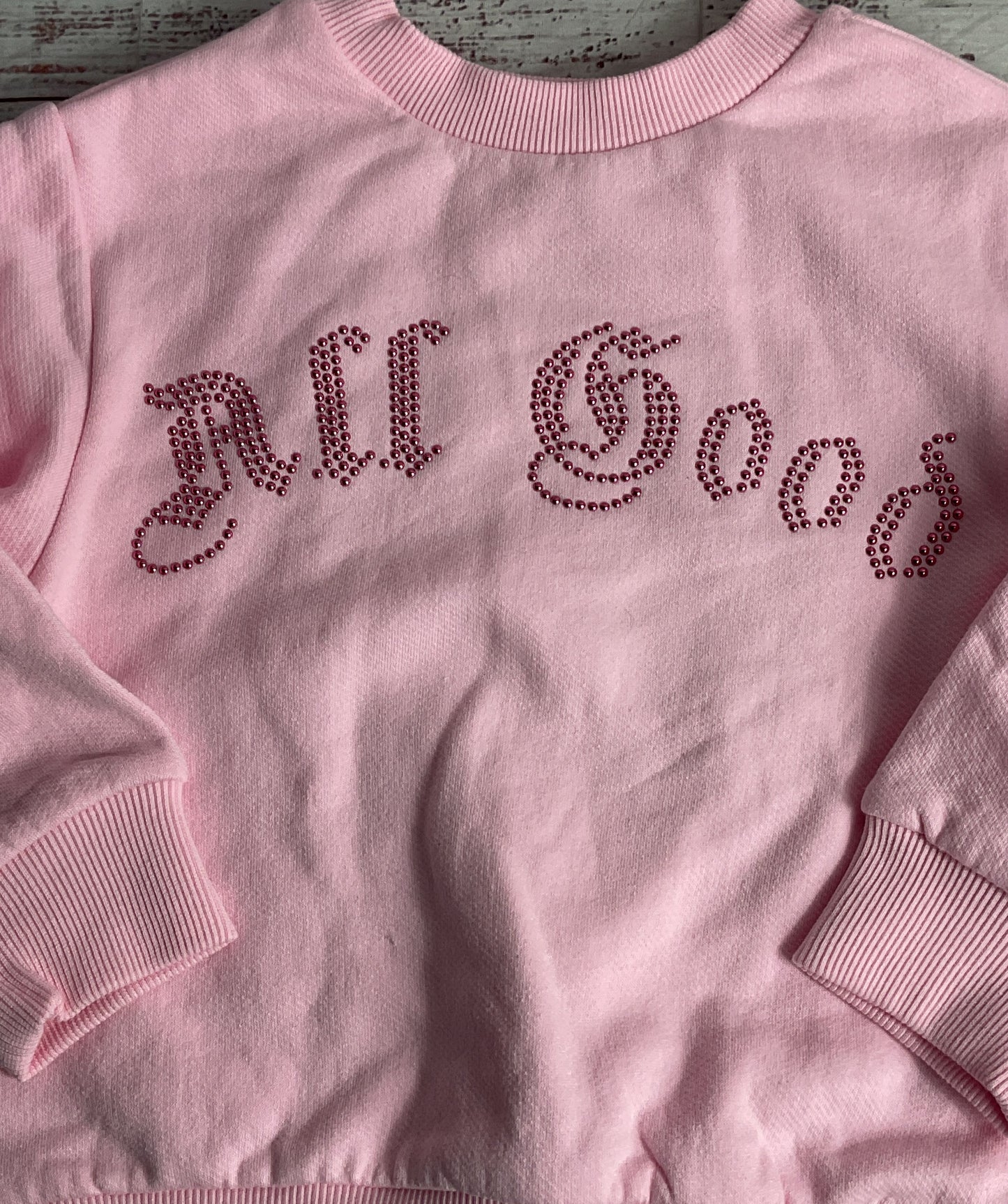 Good American All Good Sweater Pink Quartz Toddler 2