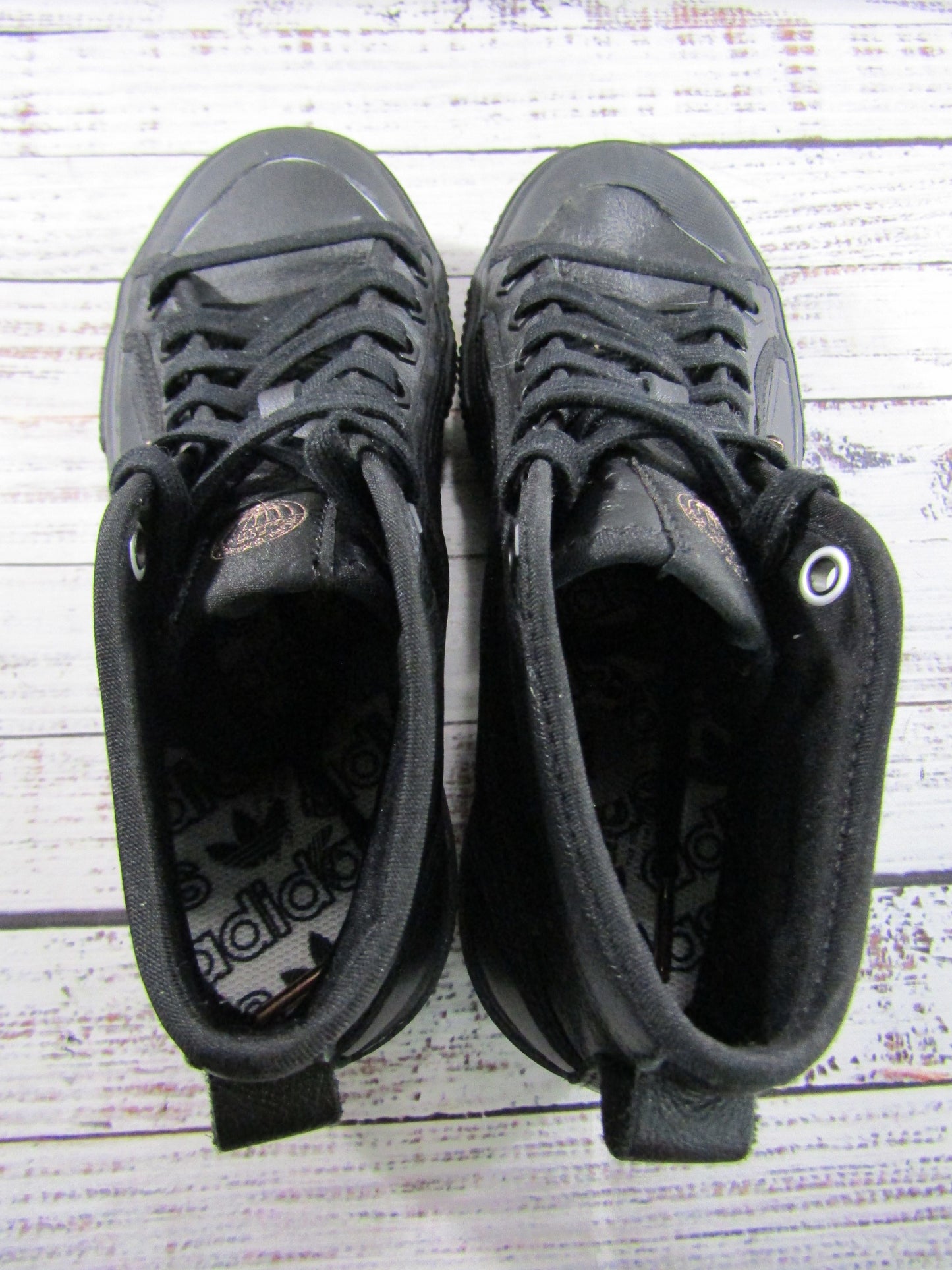 Adidas Nizza Trek Women's Black Ankle Boots Size 7 HQ7103