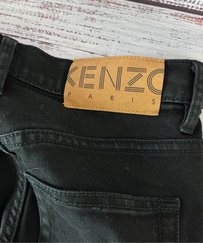 Men's Kenzo Paris Black Skinny Jeans Size 36 Retail $350