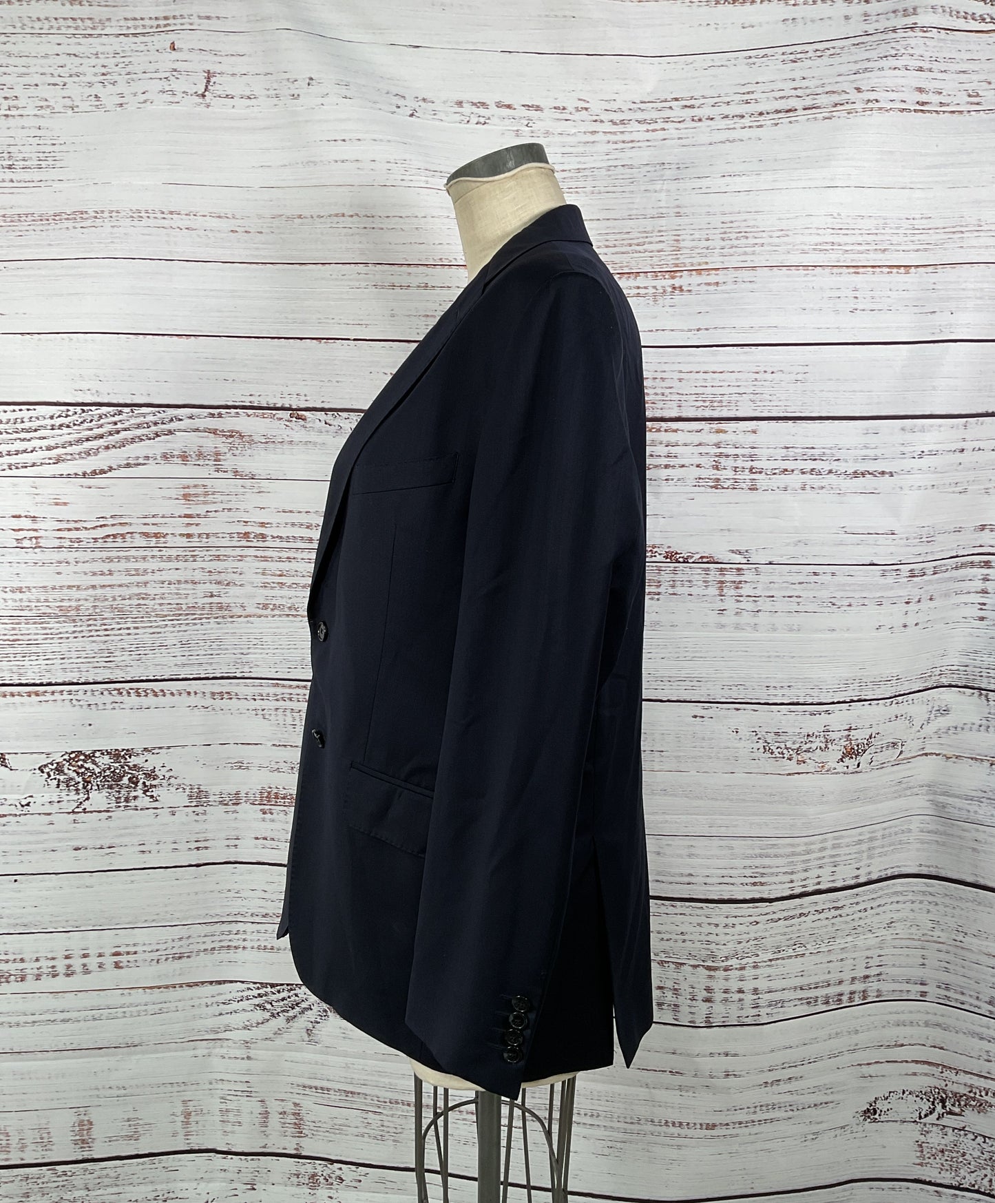 Ermenegildo Zenga Navy Blue Sports Coat - Size 42 Regular