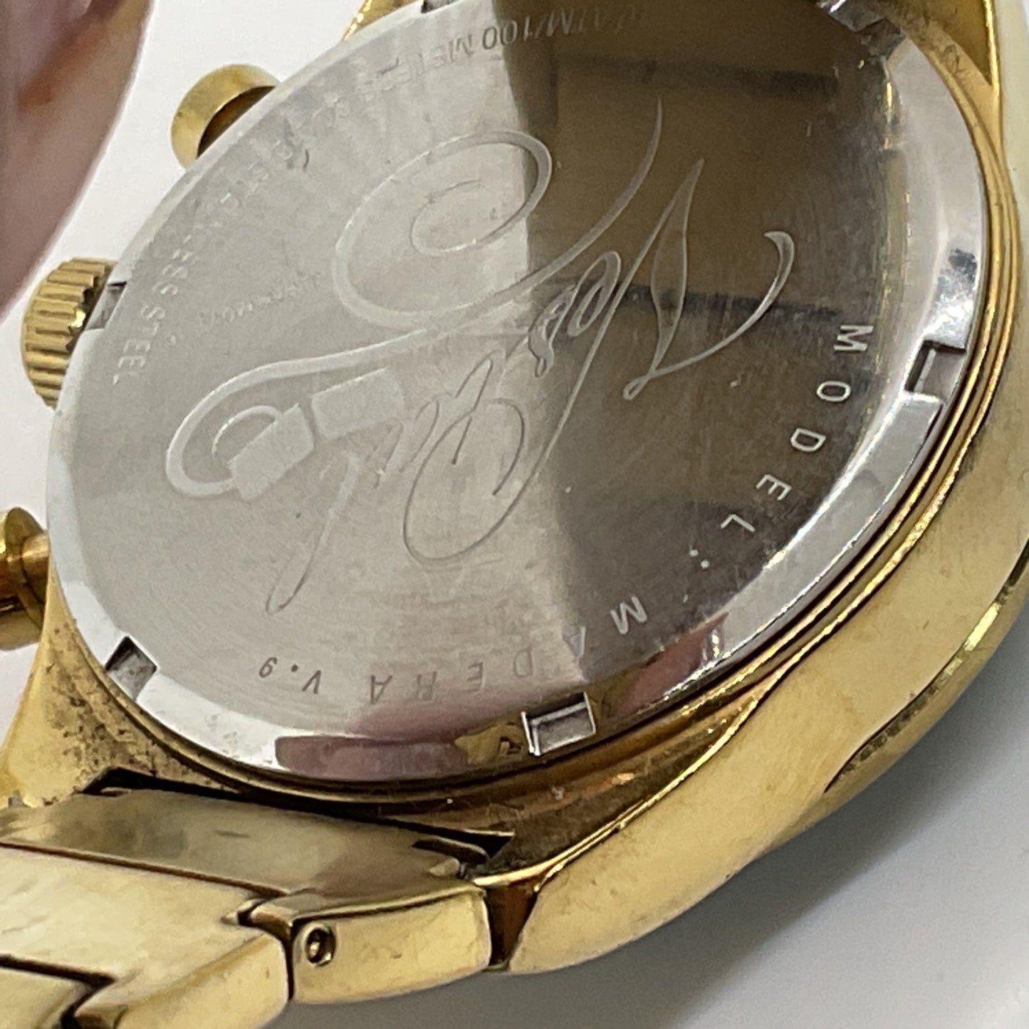 VESTAL Madera V.9 Women's Gold Tone Watch- NEEDS BATTERY
