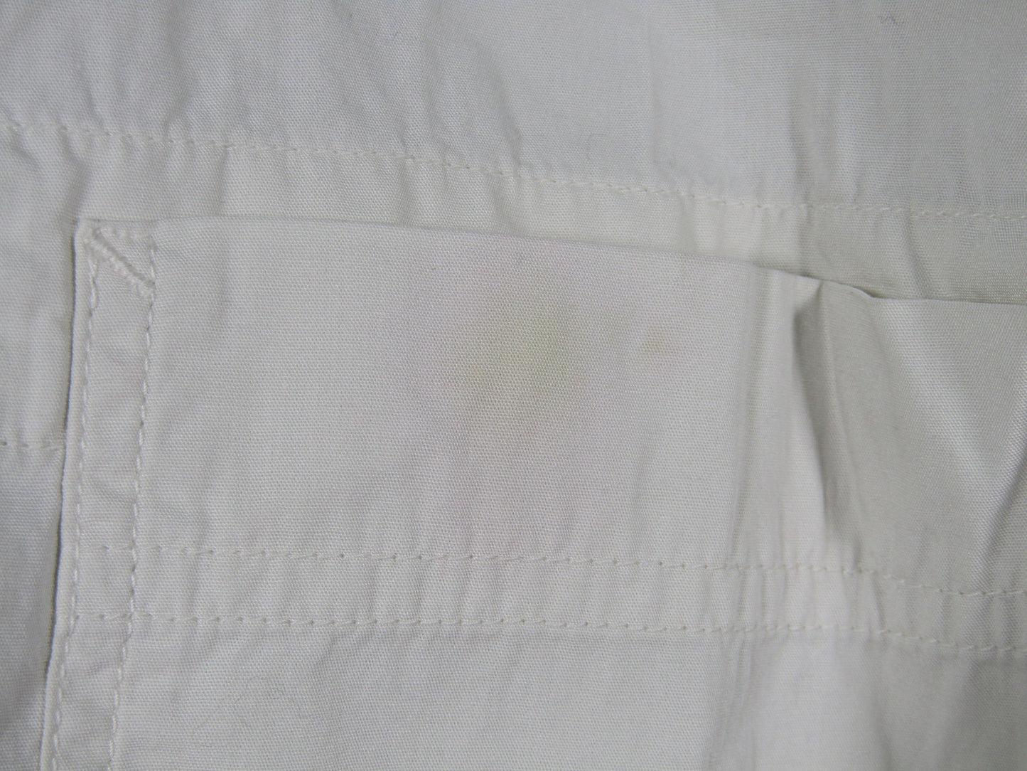 Outerknown Men's White Short Sleeve Button Down Shirt Size S