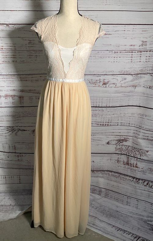 NWT Women's ASOS Buttercream Maxi Dress Size 0
