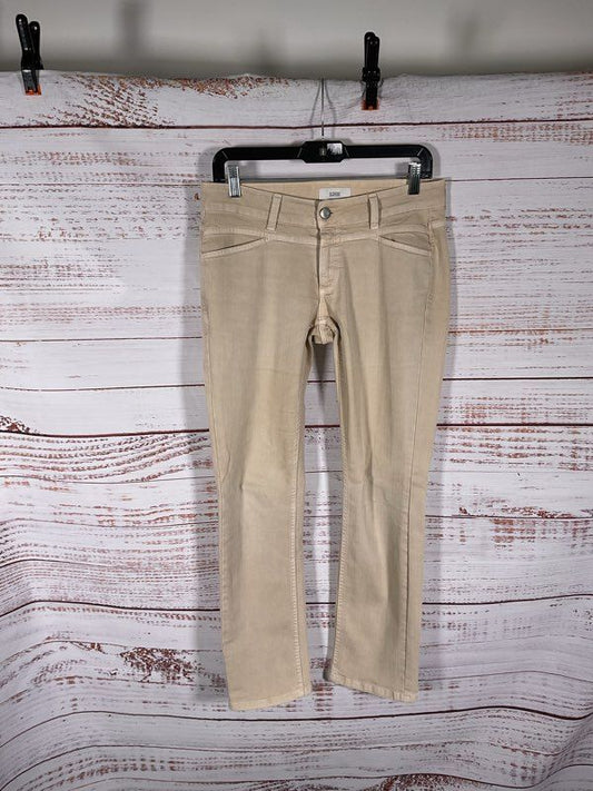CLOSED Women's Jeans Starlet Beige Straight Sizes 29 Made in Italy