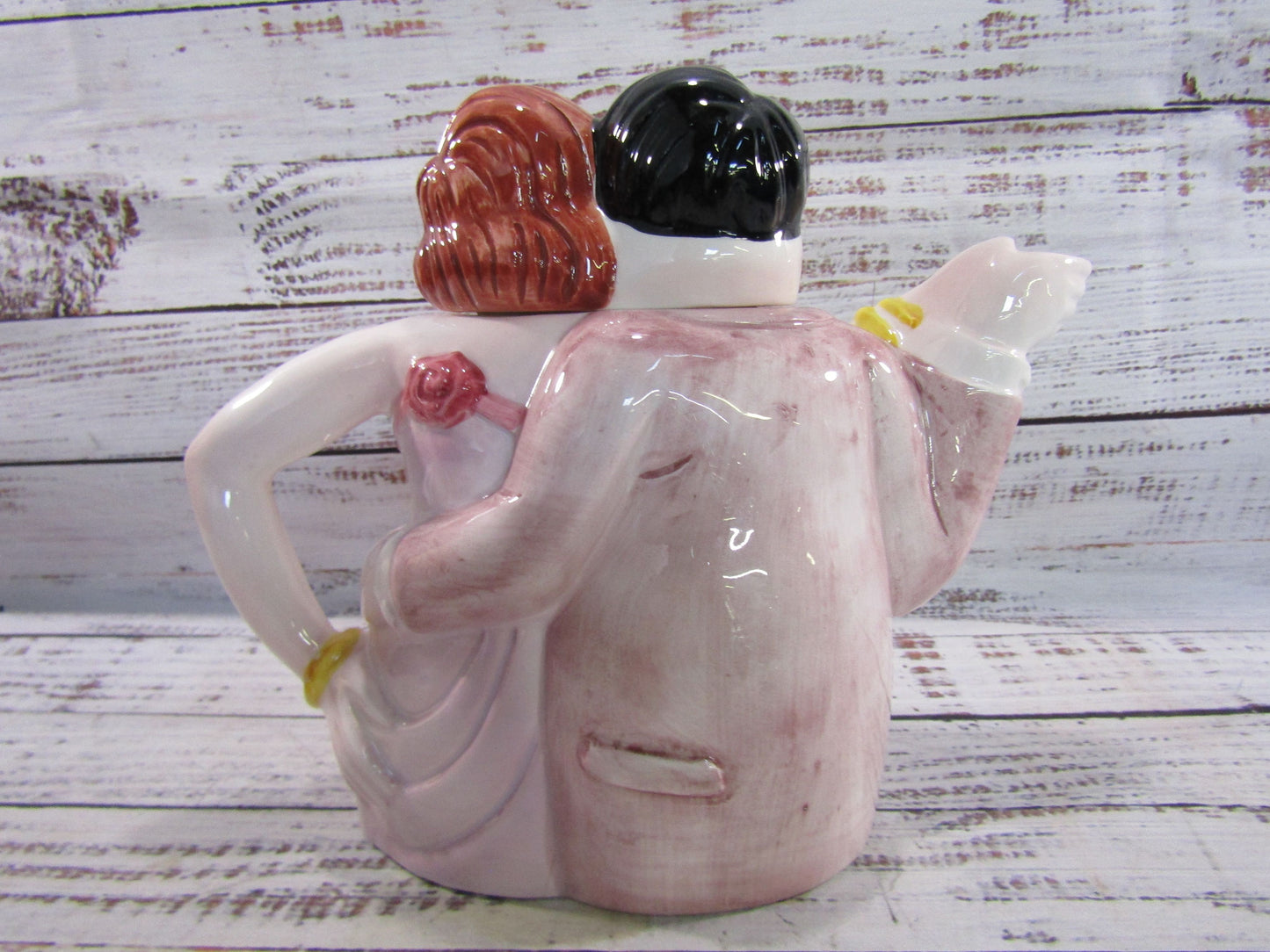 Vintage 1988 Tea Time for Dept. 56 Tango Whimsical Novelty Teapot