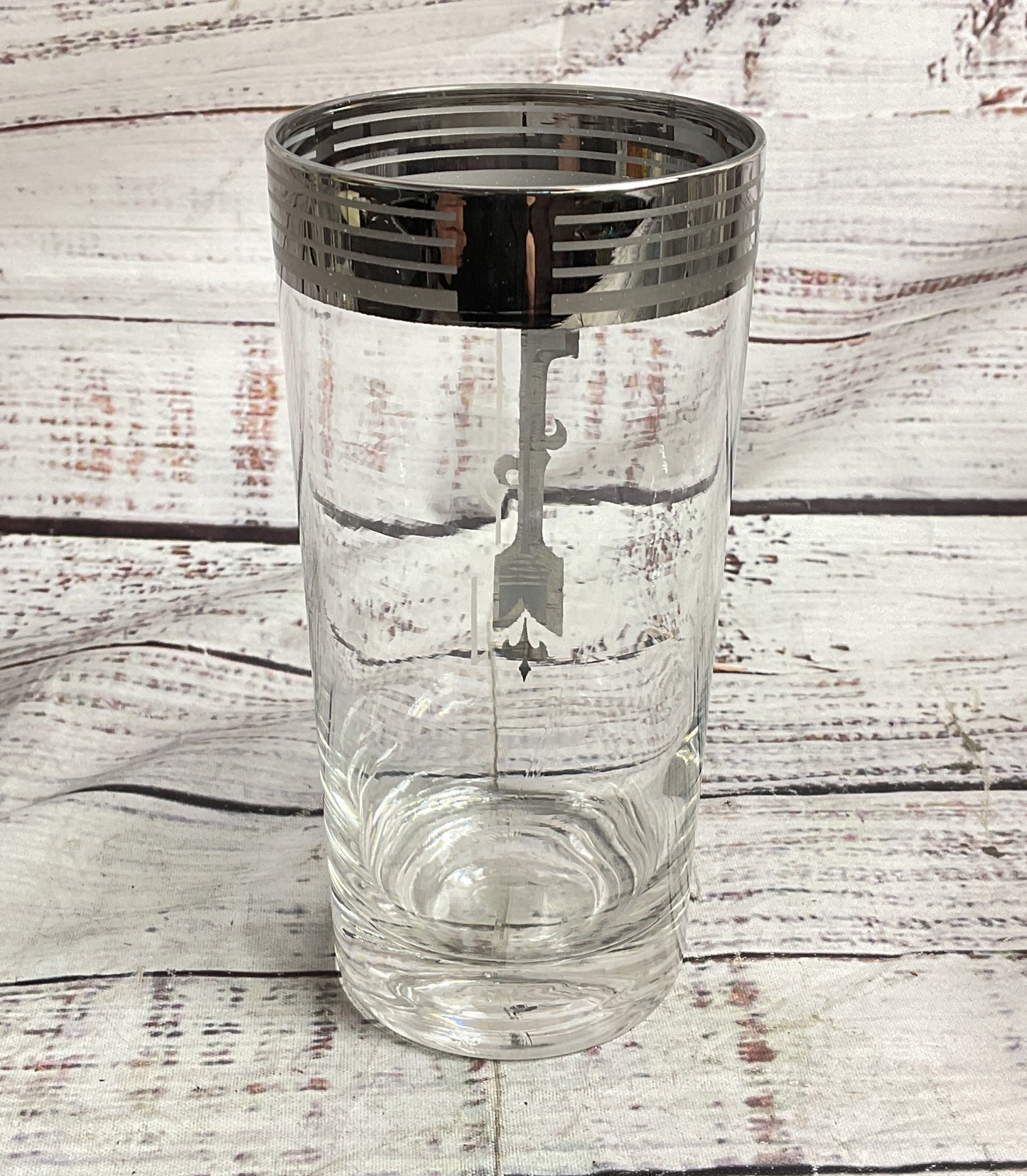 Colony Glass By The Numbers Set of 7 Highball Tumblers Clear