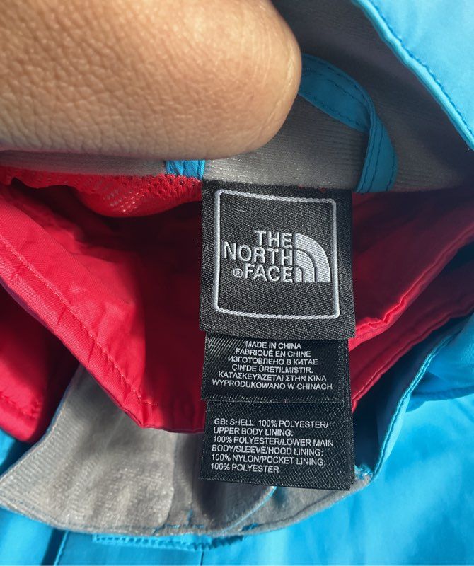 The North Face Blue Tri-Climate Jacket HyVent Hooded Parka Girls 14/16 Large