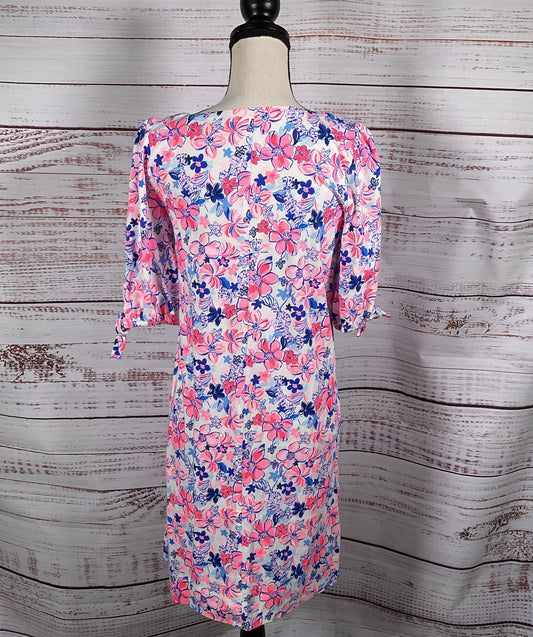 Lilly Pulitzer Easley T-Shirt Dress Resort White Party Like a Lobstar S