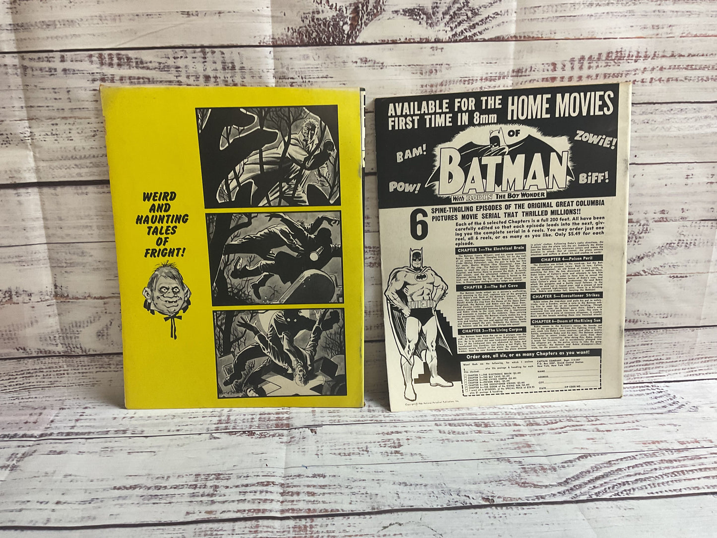 Lot Of 2 'Eerie' Comic Books Issues 7 And 4