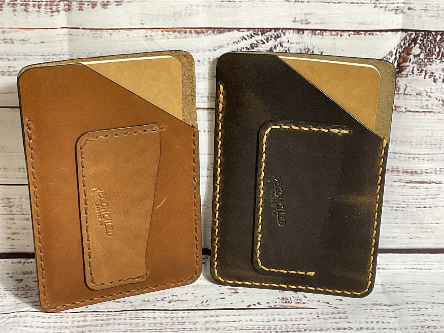 Reconciled Leather Memo Pad And Cover