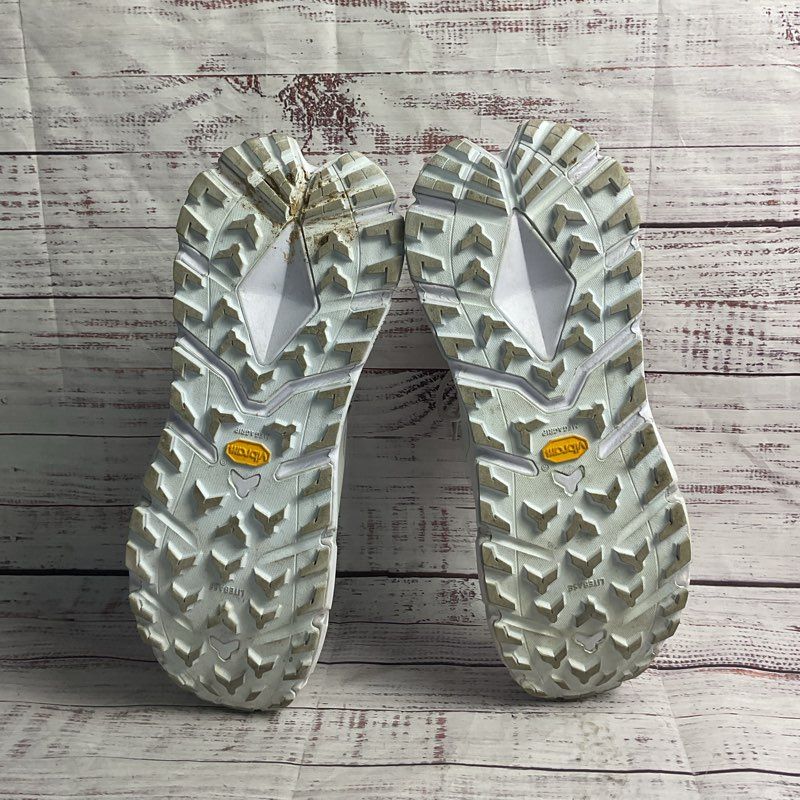 HOKA One One TenNine GORE-TEX Vibram Hiking Boots in White/Nimbus