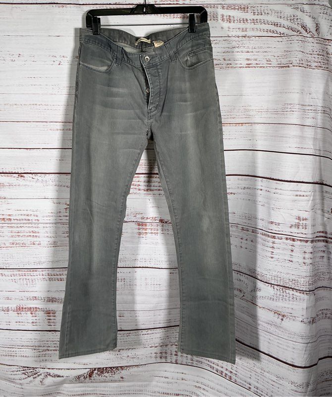 Men's John Varvatos Gray Boot Cut Jeans Size 33 Retail $248