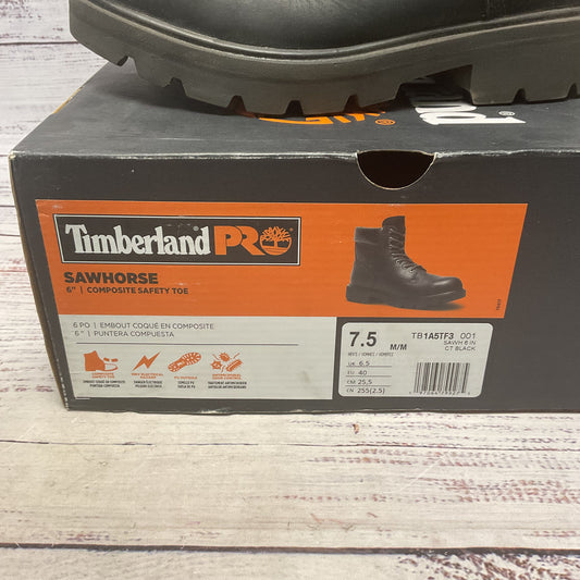 Timberland PRO Sawhorse 6 Black Composite Safety Toe Boot Men 7.5