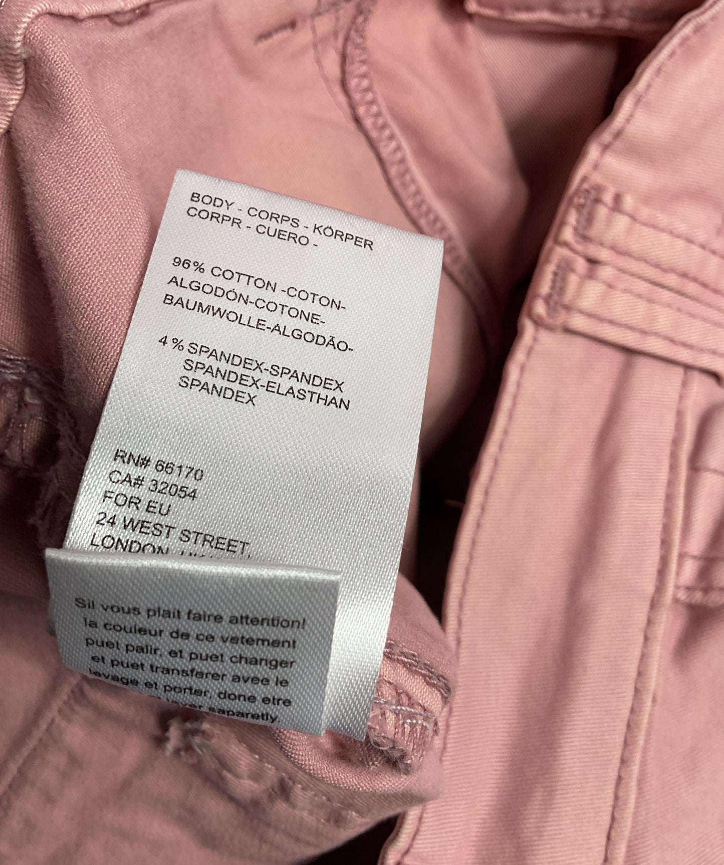 Pilcro For Anthropologie Utility Pants Pink Rose 27T