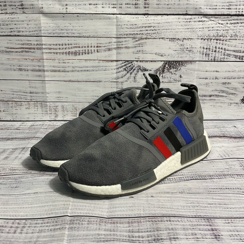 Adidas NMD R1 PK Primeknit Parley Recycled Plastic Grey Athletic Sneaker Men 9.5