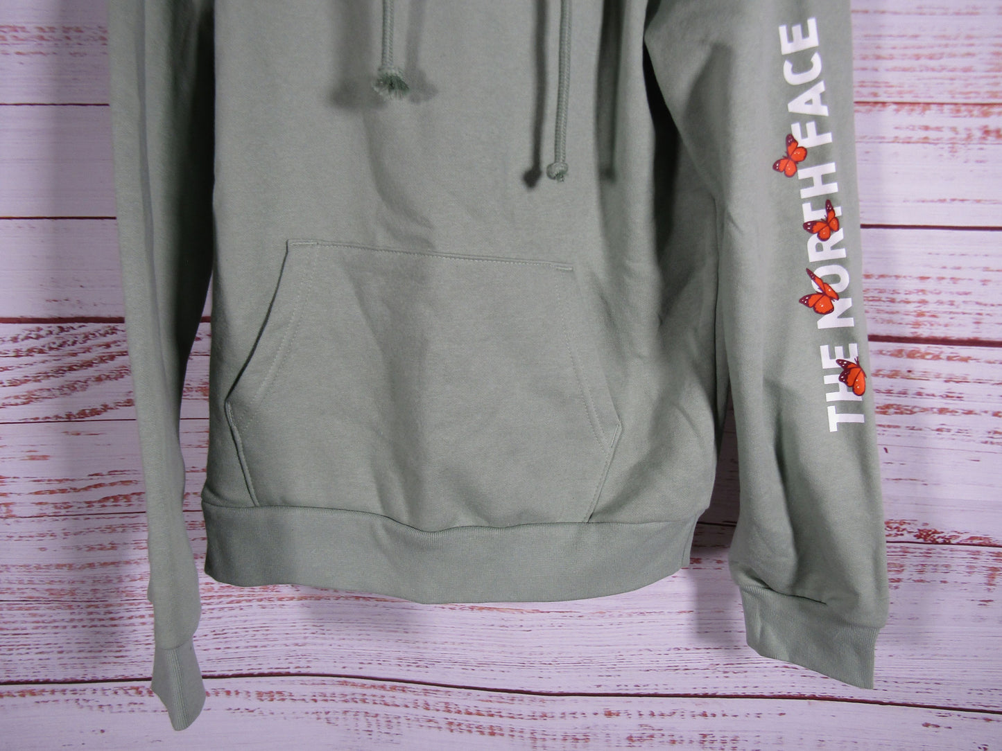 North Face Evolution Women's Slate Moss Butterfly Print Hoodies Size XS