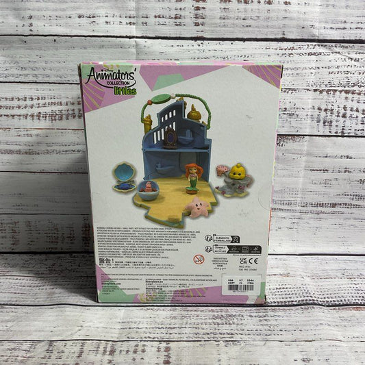 NEW Disney Animator's Collection Littles Ariel's Palace Mini Playset