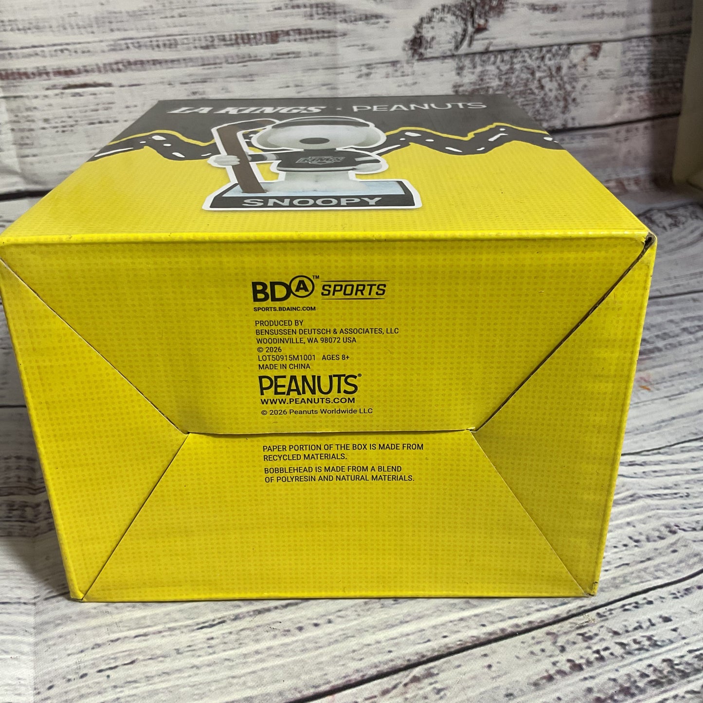 2026 LA Kings Peanuts Snoopy Bobblehead Giveaway SGA (2 OF 2)