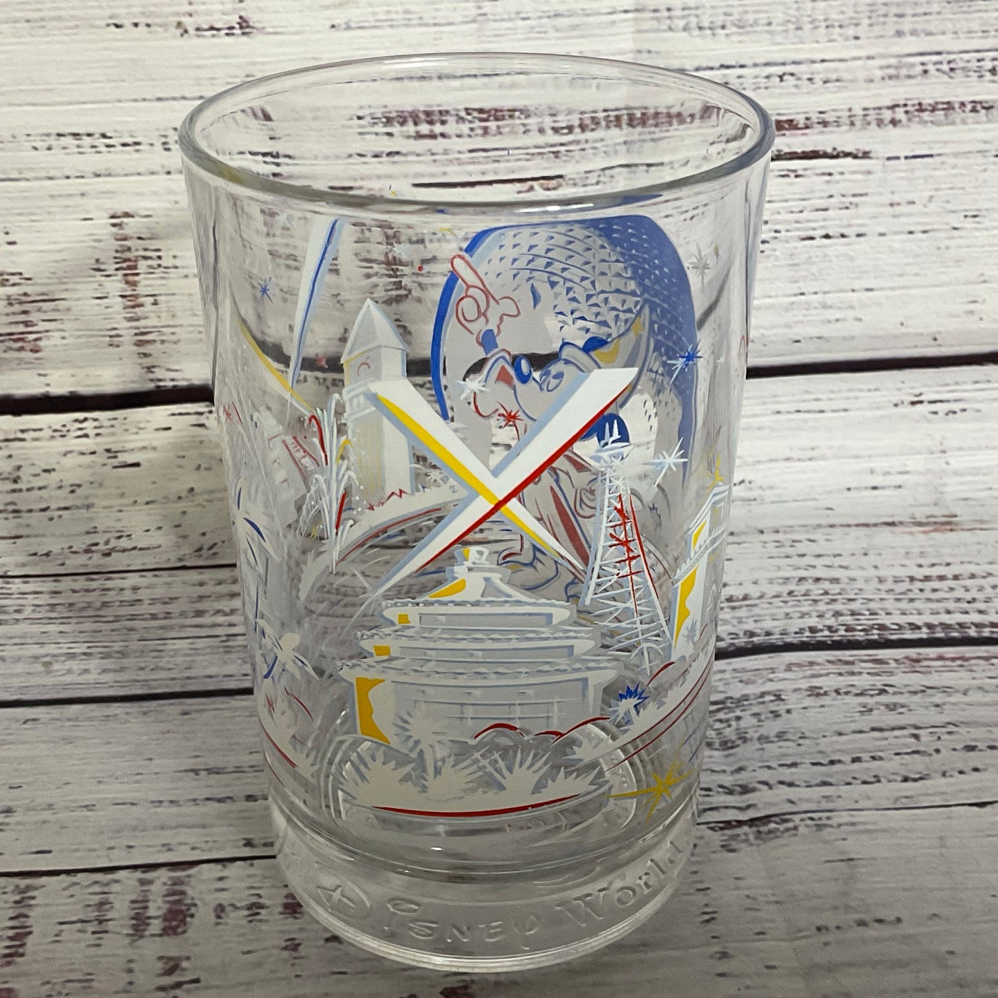 DISNEY 25th Anniversary Mickey Mouse "Remember The Magic" Tumbler Glass