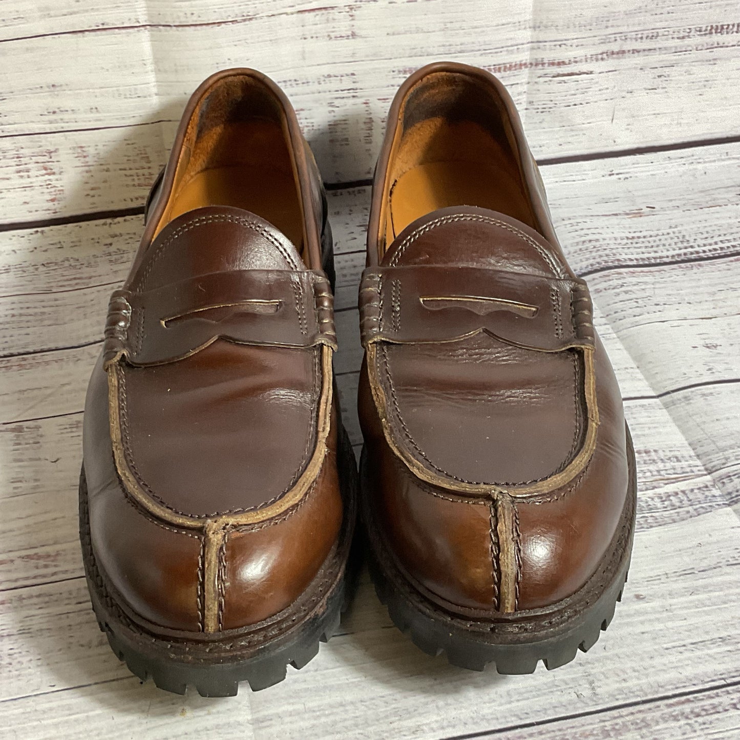 ALLEN EDMONDS Randolph Men's Brown Loafer Shoes- SZ 11