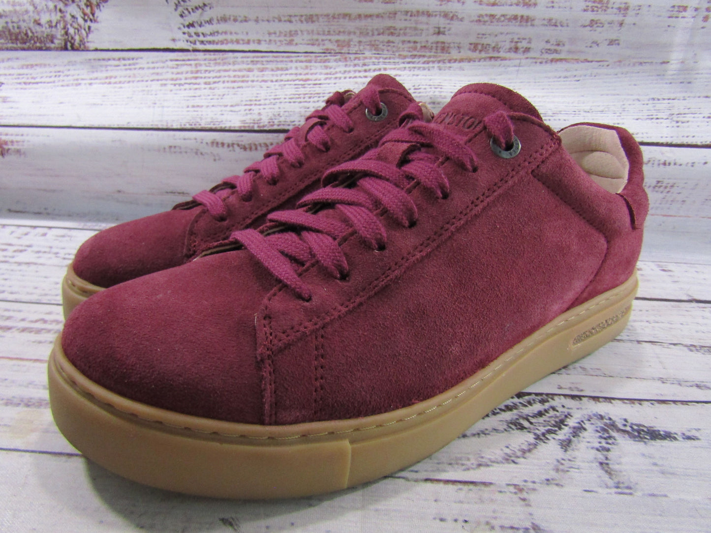Birkenstock Bend Low Women's Zinfandel Suede Sneakers Size 7