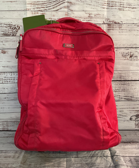 Tumi Voyageur Super Leger Carry On Suitcase Red