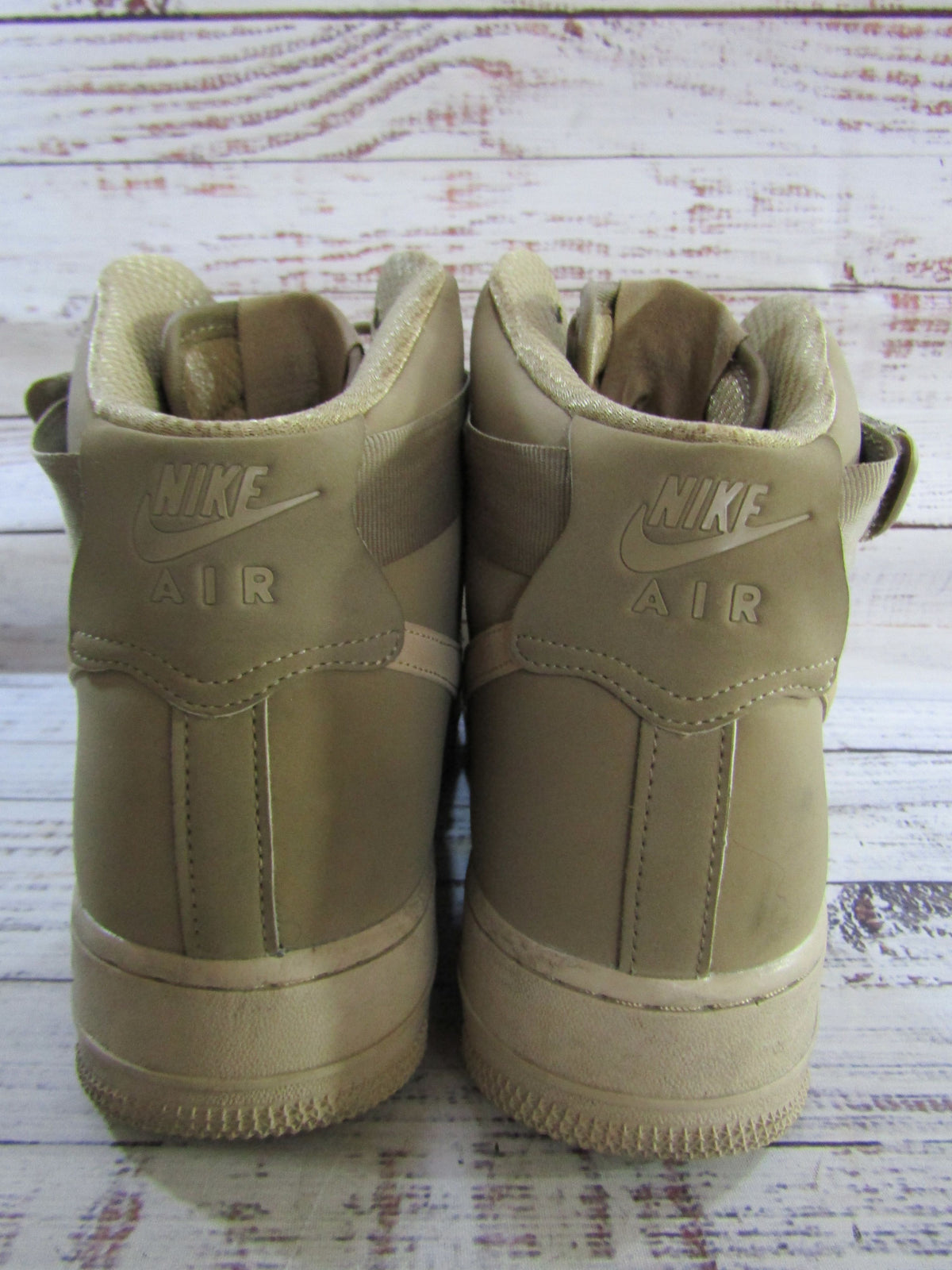 Nike Air Force 1 High '07 Men's Canteen Leather Mid-Top Sneakers 10 315121-206