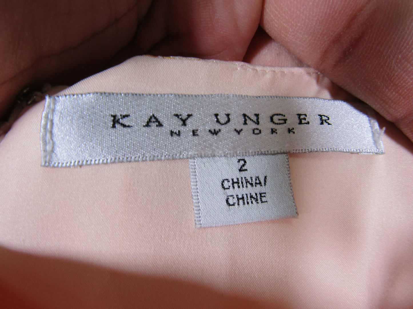 Kay Unger Ingrid Women's Mango Floral Jacquard Jumpsuit Size 2