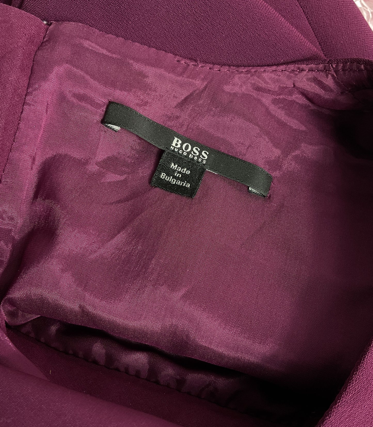 Boss Hugo Boss Daperlina Sheath Dress Plum 10