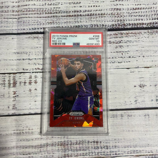 2019 Panini Prizm Red Ice #268 Ty Jerome Rookie RC GEM MINT PSA 10