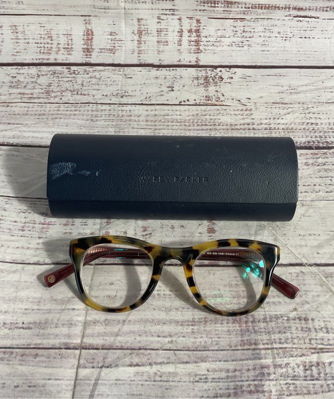 Warby Parker Women's Eyeglasses Cora 8254 Tortoise/Pink Square Frames Only!