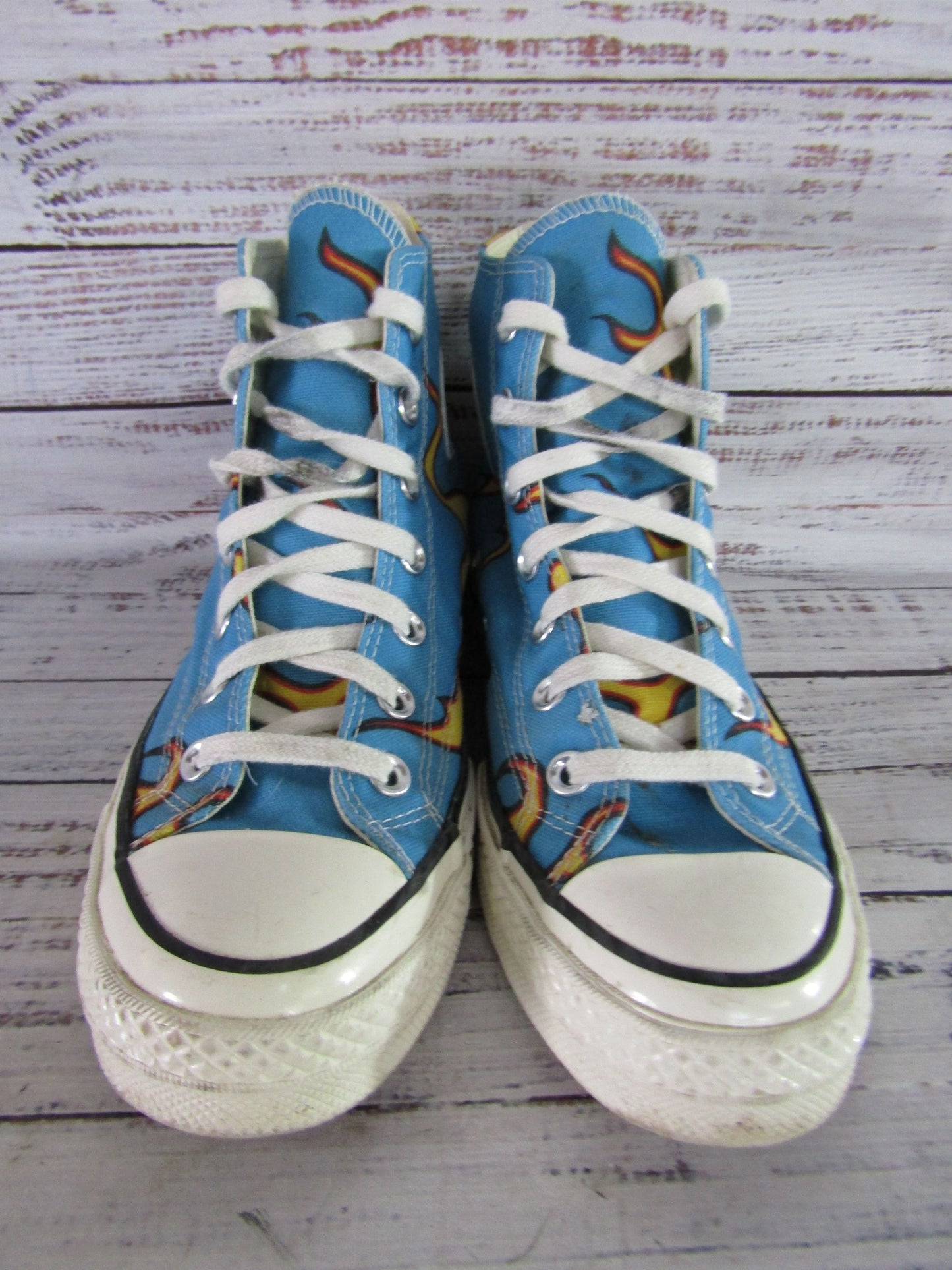 Converse x Golf le Fleur Chuck 70 Flame Women's Blue High Top Sneakers 167279C