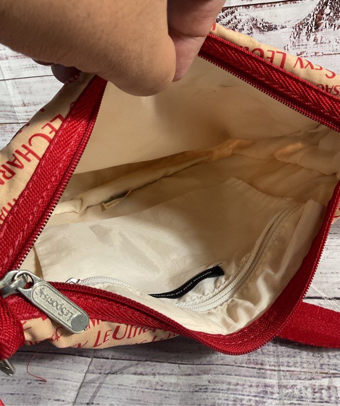LeSportSac Jonathan Alder Women's Red & Beige Shoulder Bag