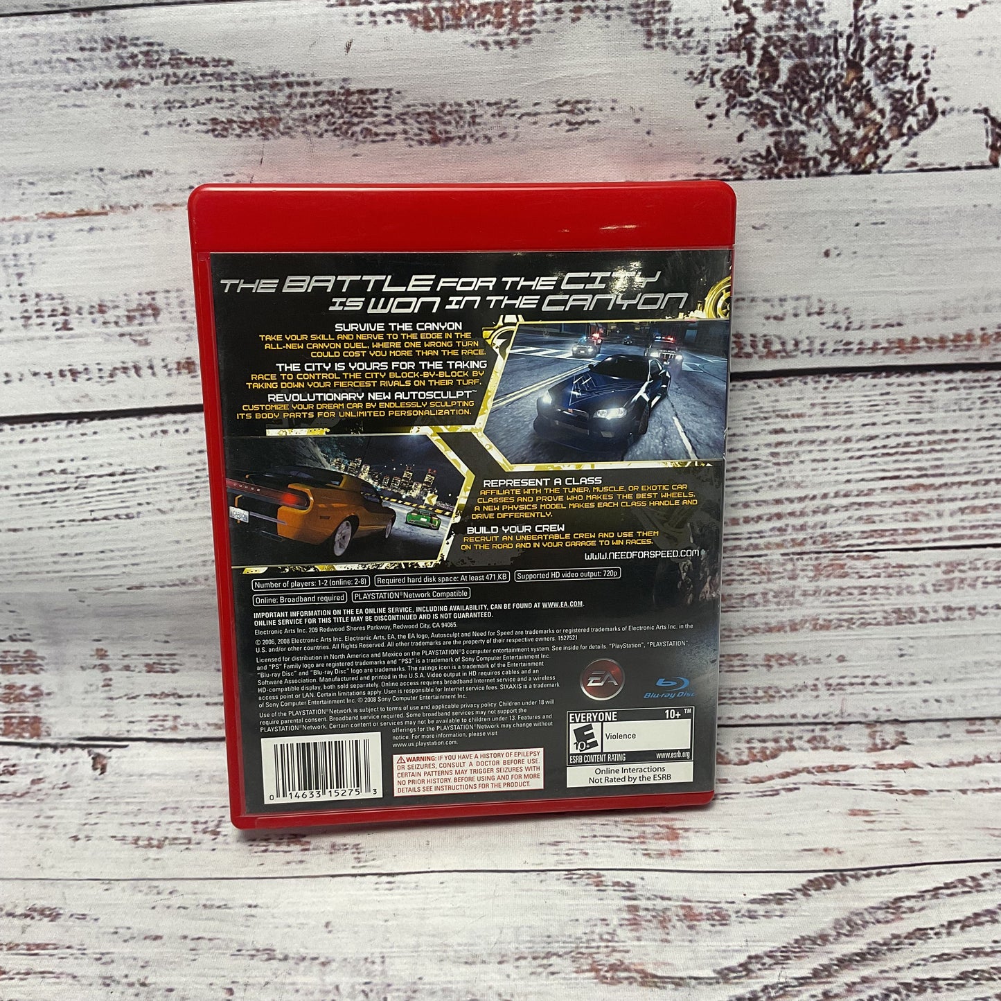 Sony Play Station 3 PS3 Need for Speed: Carbon (Greatest Hits) Game