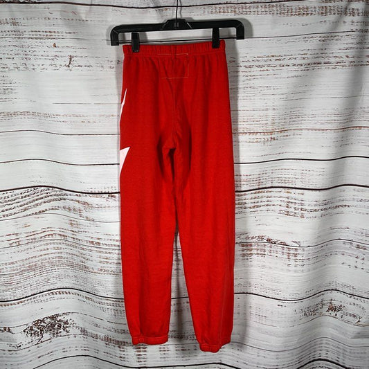 Aviator Nation Red Lightning Bolt Print Jogger Sweatpants Children's Size 12