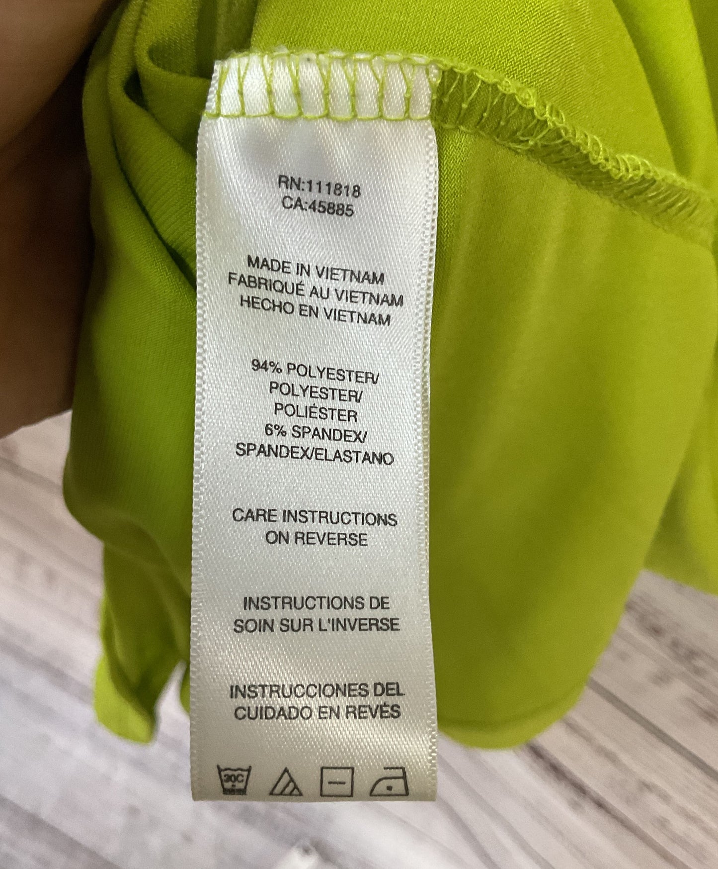 Michael Kors Women's Fresh Lime Green Sleeveless Dress Size 6
