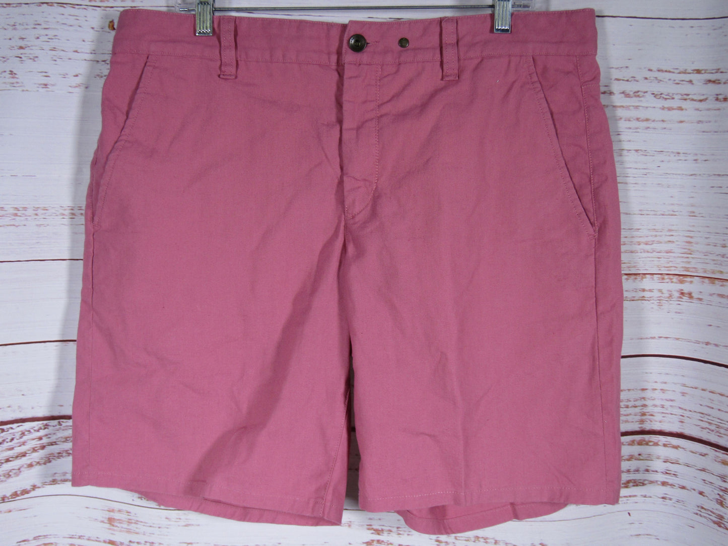 Rag & Bone Women's Dusty Rose Cotton Linen Blend Shorts Size 34