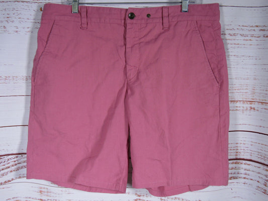 Rag & Bone Women's Dusty Rose Cotton Linen Blend Shorts Size 34