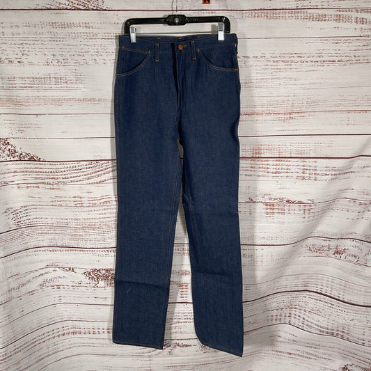 Vintage 80s Deadstock Wrangler Middleweight 12.25 oz Straight Leg Jeans 31x36