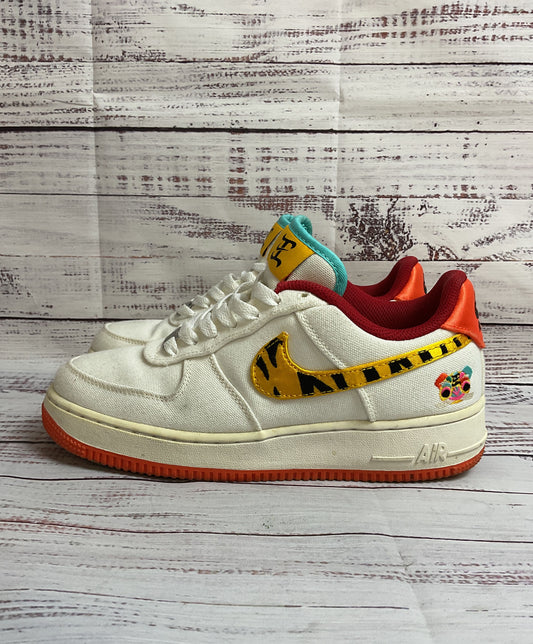 Nike Air Force 1 Low '07 LX Year of the Tiger White Athletic Shoe Women 7.5