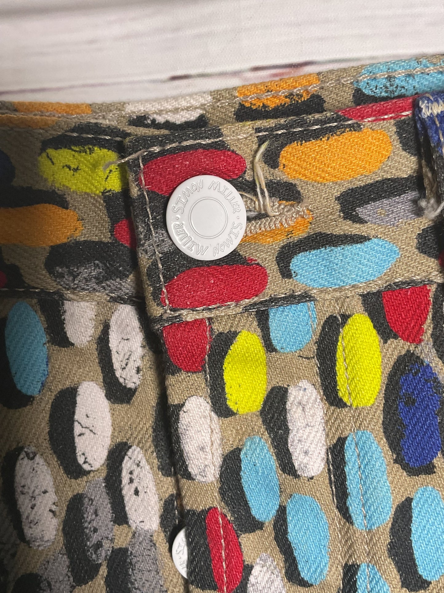 Simon Miller Multicolor Dots Short Skirt - Size 26