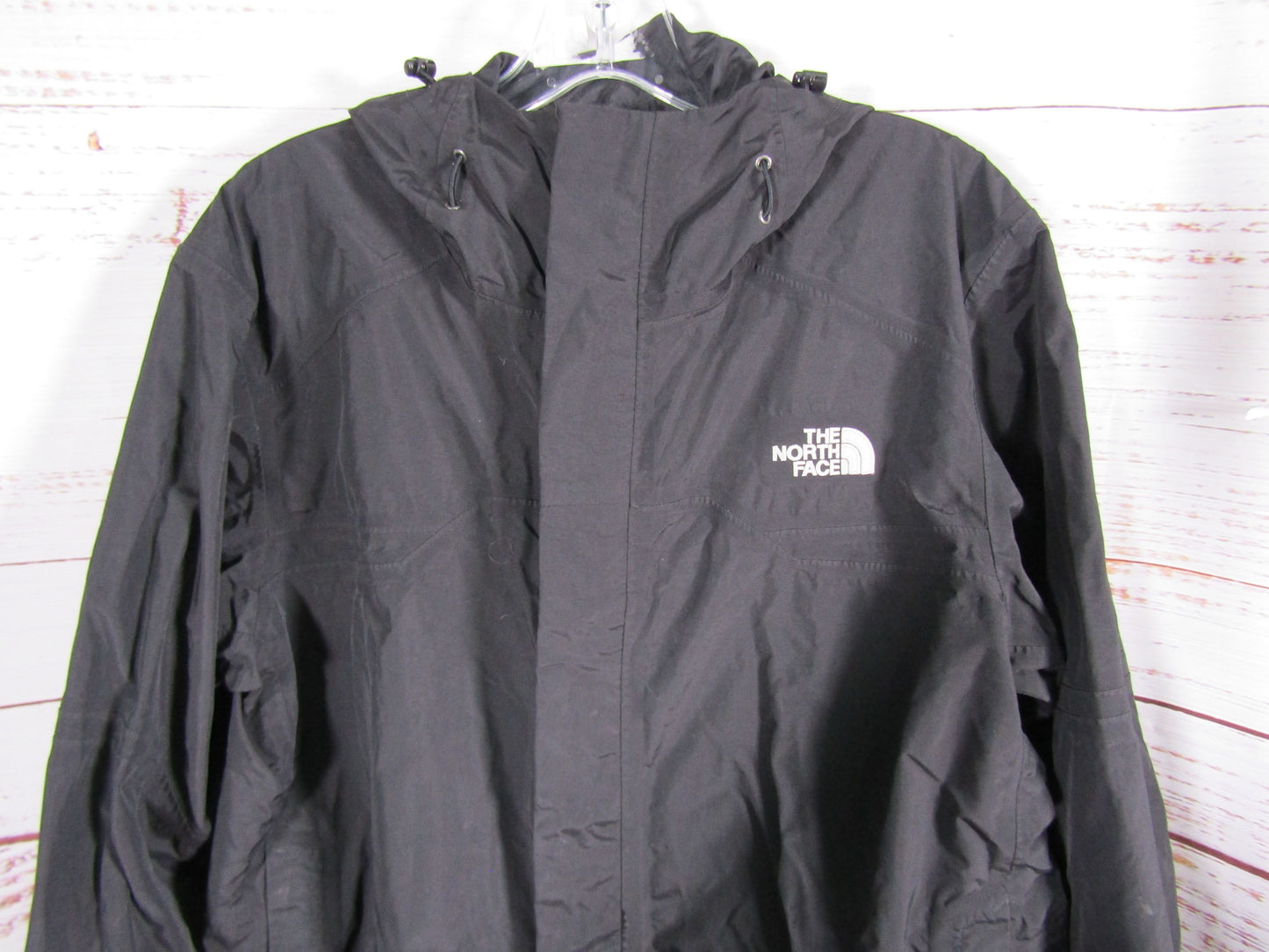 The North Face Men's Black Hooded Full Zip Jacket Size M