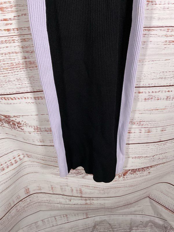 NWT Michael Kors Women's Ribbed Midi Tank Dress Black Size M